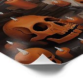 Doberman Pumpkins Halloween Beängstigend Poster (Ecke)