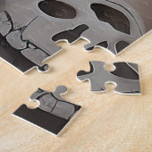 Doberman Pumpkins Halloween Beängstigend Puzzle (Seite)