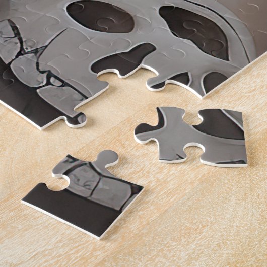 Doberman Pumpkins Halloween Beängstigend Puzzle (Seite)