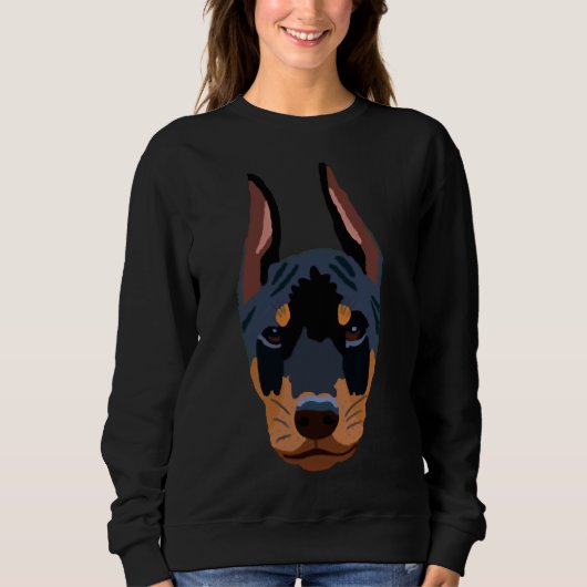 Doberman Puppy 765 Sweatshirt (Vorderseite)