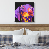 Doberman Puppy Art Leinwanddruck (Insitu (Schlafzimmer))