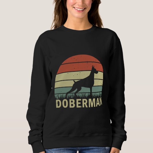 Doberman Rasta Sweatshirt (Vorderseite)