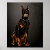 Doberman Reliable Guard Doberman Dog Poster (Vorne)