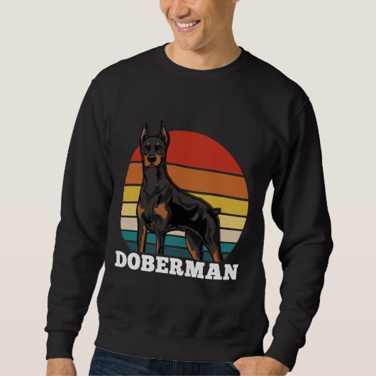 Doberman Retro 625 Sweatshirt (Vorderseite)