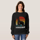Doberman Retro 625 Sweatshirt (Vorne ganz)