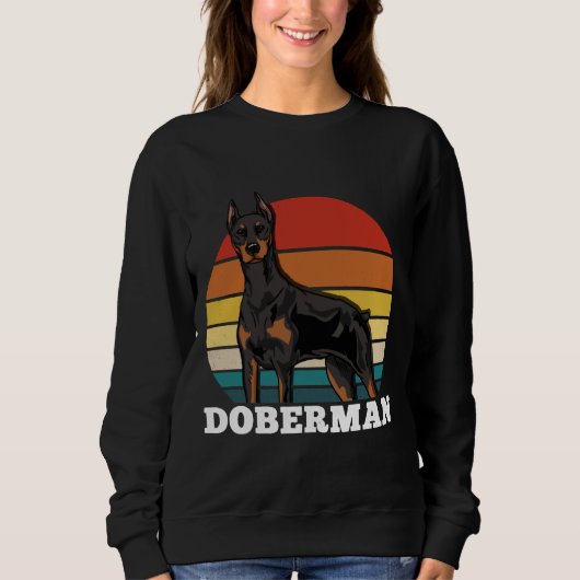 Doberman Retro 625 Sweatshirt (Vorderseite)