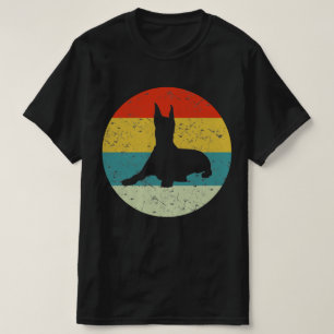 Doberman Retro Vintage Silhouette 70er T-Shirt