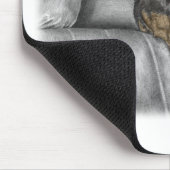 Doberman Riding im Auto Mousepad (Ecke)