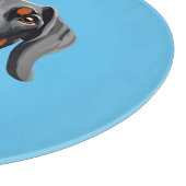 Doberman Schneidebrett (Ecke)