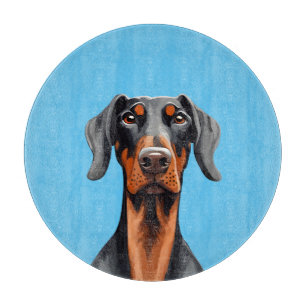 Doberman Schneidebrett