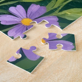 Doberman Spring Meadow Floral Dog Puzzle (Seite)