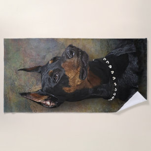 Doberman Strandtuch