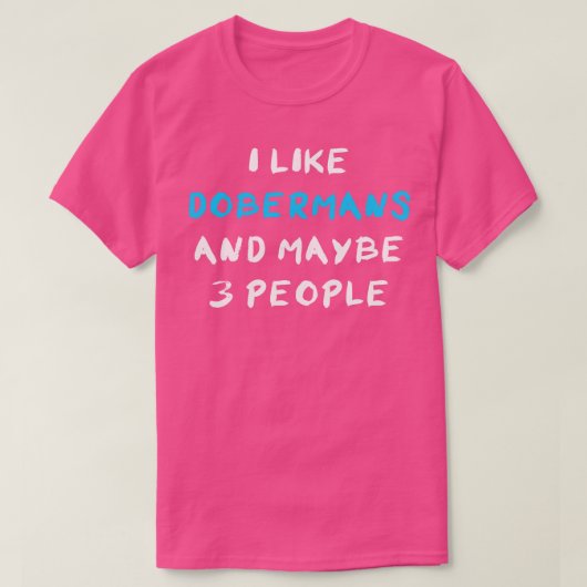 Doberman T-Shirt (Design vorne)