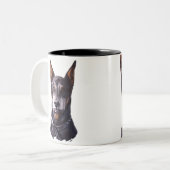 Doberman Tasse Kaffee Cup Doberman Pinscher Cup (Vorderseite Links)