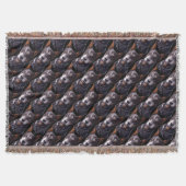 Doberman Throw Blanket Doberman Pinscher Blanket Decke (Vorderseite)