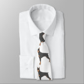 Doberman-Toto Krawatte (Gebunden)