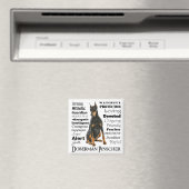 Doberman Traits Magnet (In Situ (Geschirrspüler))