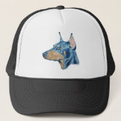 Doberman Truckerkappe (Vorderseite)
