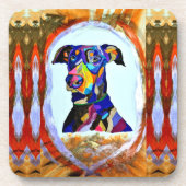 Doberman Untersetzer (Vorderseite)