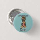 Doberman Vater Button (Vorne & Hinten)