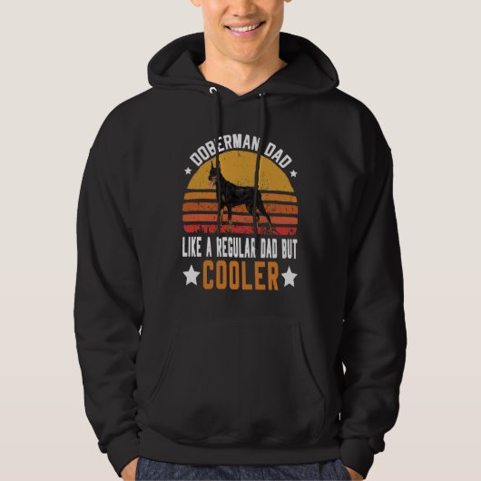 Doberman Vater Hoodie (Vorderseite)