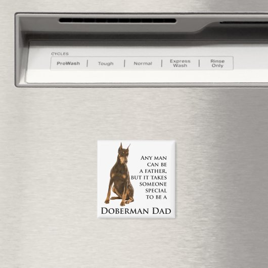 Doberman Vater Magnet (In Situ (Geschirrspüler))