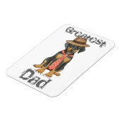 Doberman Vater Magnet (Linke Seite)