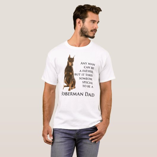Doberman Vater T - Shirt (Vorne ganz)