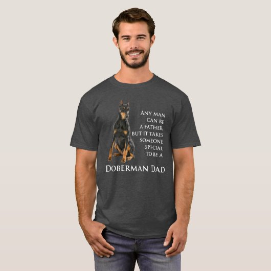 Doberman Vater T - Shirt (Vorne ganz)