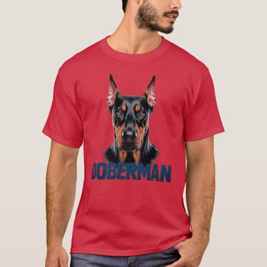 Doberman Vater T-Shirt (Vorderseite)