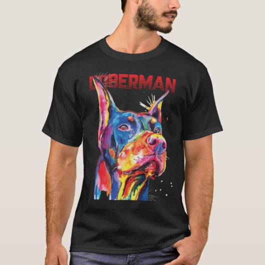 Doberman Warrior T-Shirt (Vorderseite)