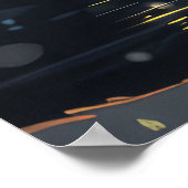 Doberman Weihnachts Feierliche Reise Poster (Ecke)