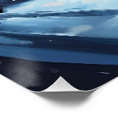 Doberman Weihnachts-Feiertage Poster (Ecke)