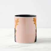 Doberman with Horns of a Deer Tasse (Zentrum)