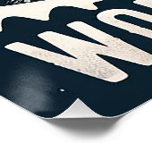 Doberman Wonderland - Snowy Dog Lover Themed Poster (Ecke)