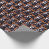 Doberman Wrapping Paper Doberman Pinscher Paper Geschenkpapier (Ecke)
