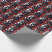 Doberman Wrapping Paper Doberman Pinscher Paper Geschenkpapier (Ecke)