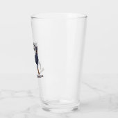 Doberman Zuhause Glas (Links)