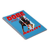 Dobermann-Agility-Notizbuch Notizblock (Rechte Seite)