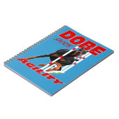 Dobermann-Agility-Notizbuch Notizblock (Linke Seite)