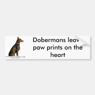 Dobermann-Autoaufkleber Autoaufkleber