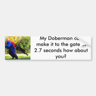 Dobermann-Autoaufkleber Autoaufkleber