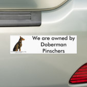 Dobermann-Autoaufkleber Autoaufkleber (Auf Auto)