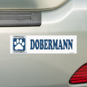 Dobermann Blau Autoaufkleber (Auf Auto)