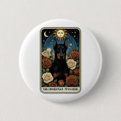 Dobermann Button (Vorderseite)