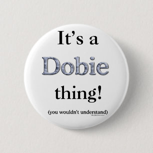 Dobermann Button