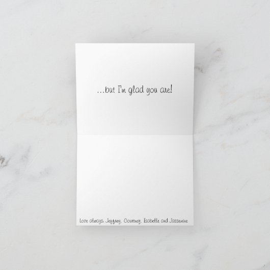 Dobermann Christmast Karte (Innenseite)