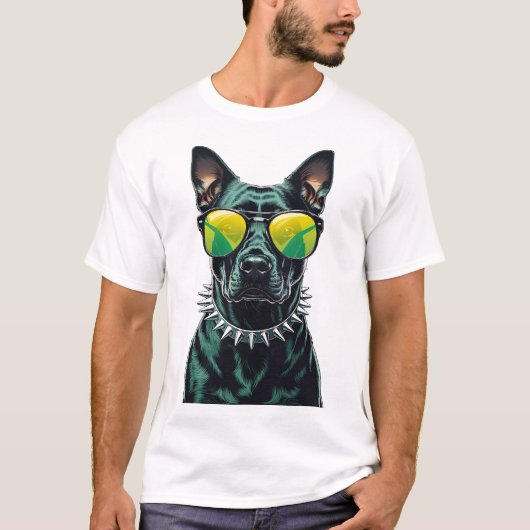 Dobermann Cool T-Shirt (Vorderseite)