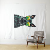 Dobermann Cool Wandteppich (Beispiel (Horizontal))