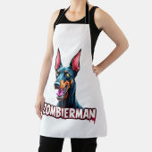 Dobermann Dobie Doby Dobermann Zombie Hund Hallowe Schürze (InSitu)